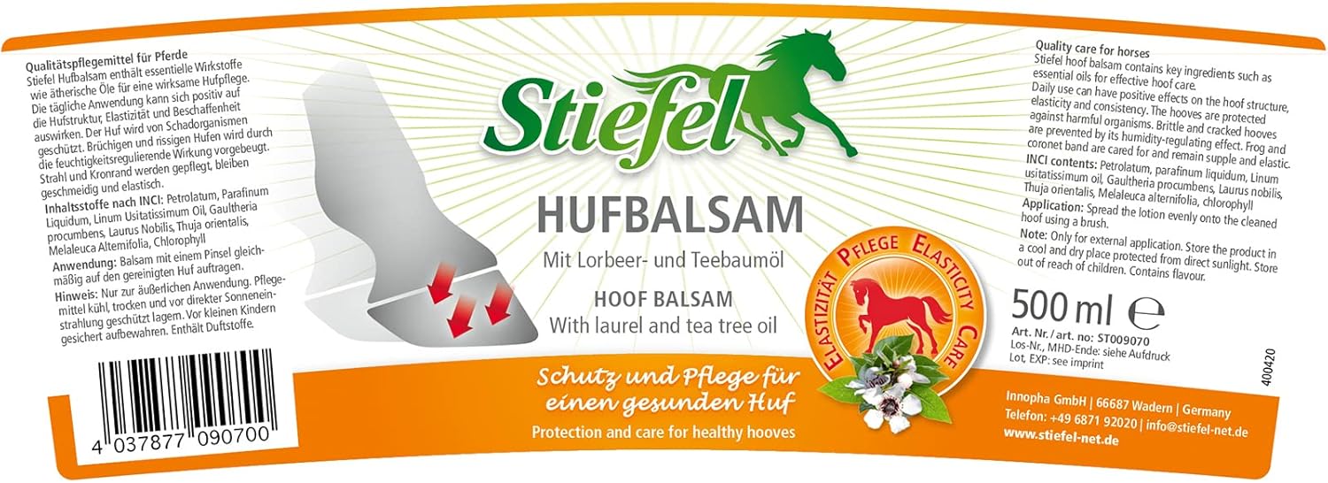 Stiefel Hufbalsam Pflege 500ml