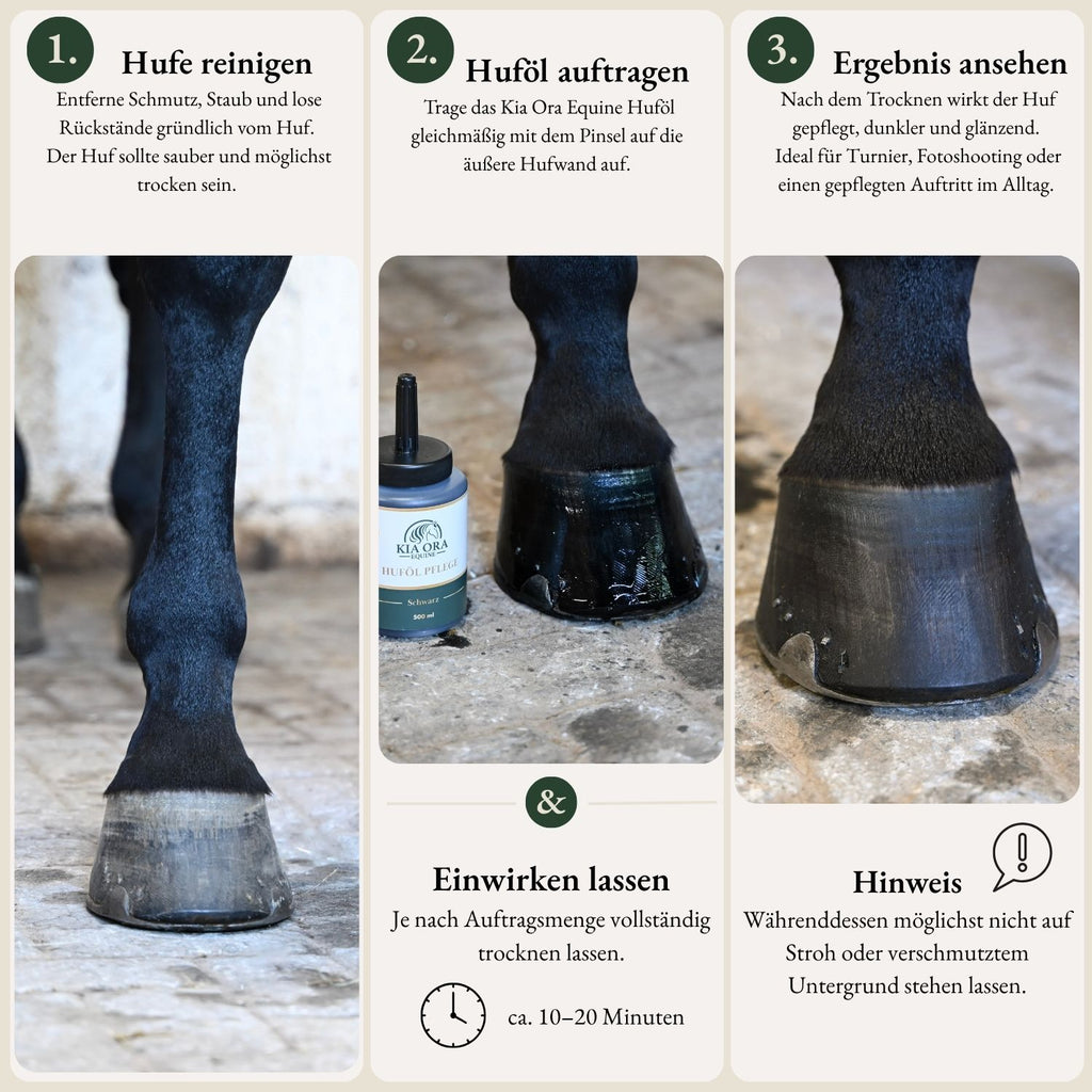 Huföl Teebaumöl Schwarz 500ml Hufpflege
