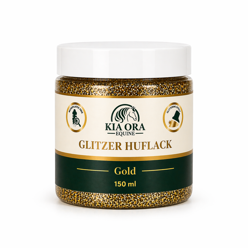 Glitzer Huflack Gold 150 ml