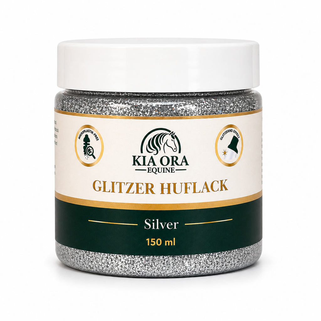 Glitzer Huflack Silber 150 ml