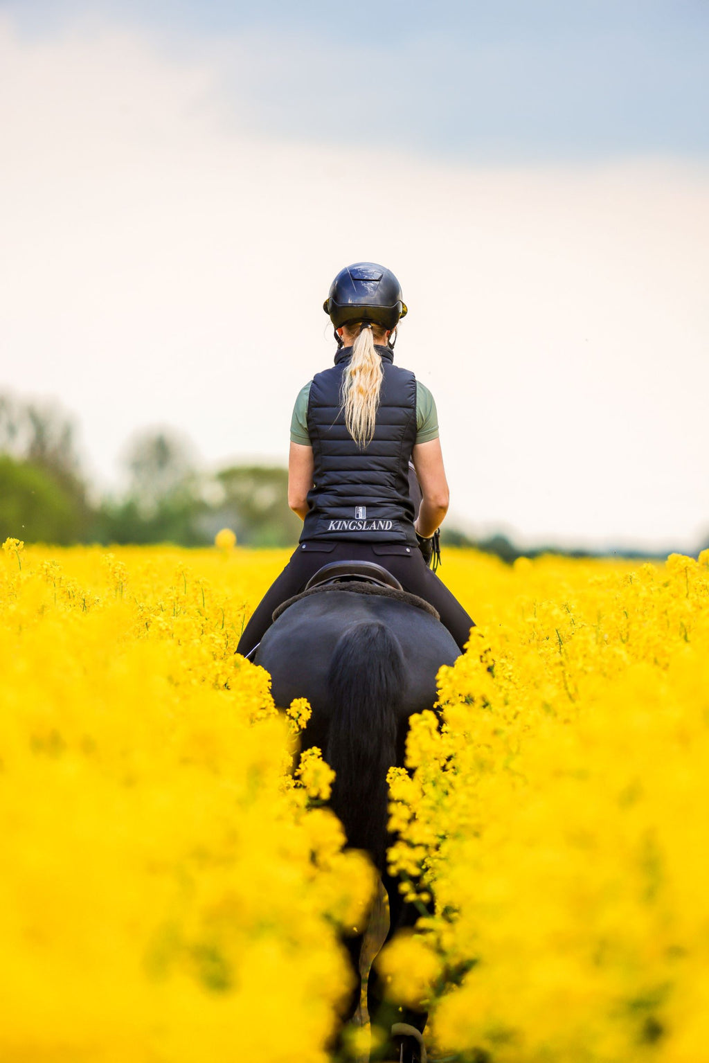 Kask Kooki Lady Reithelm Navy Shine Gr. 56
