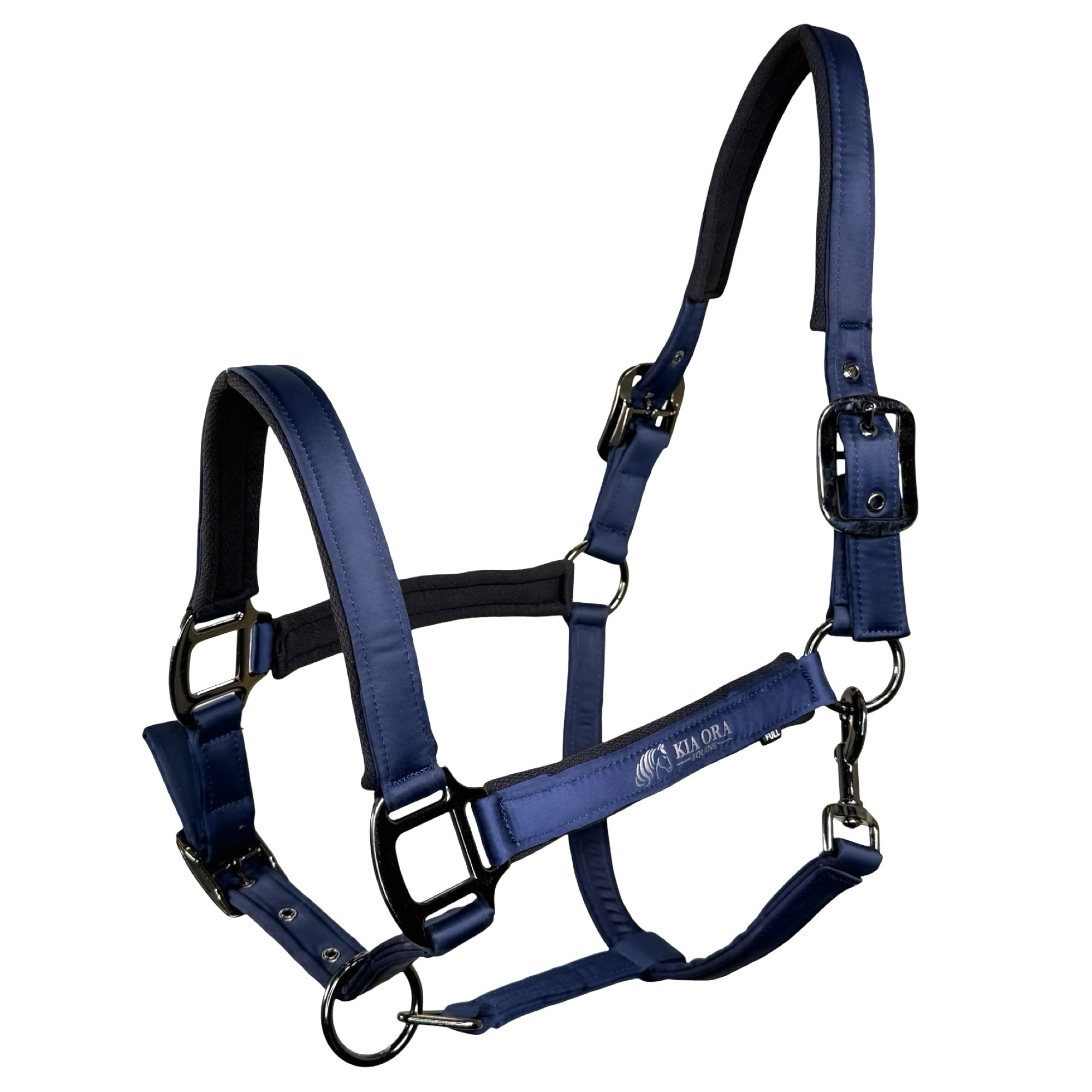Satin Premium Halfter Marineblau