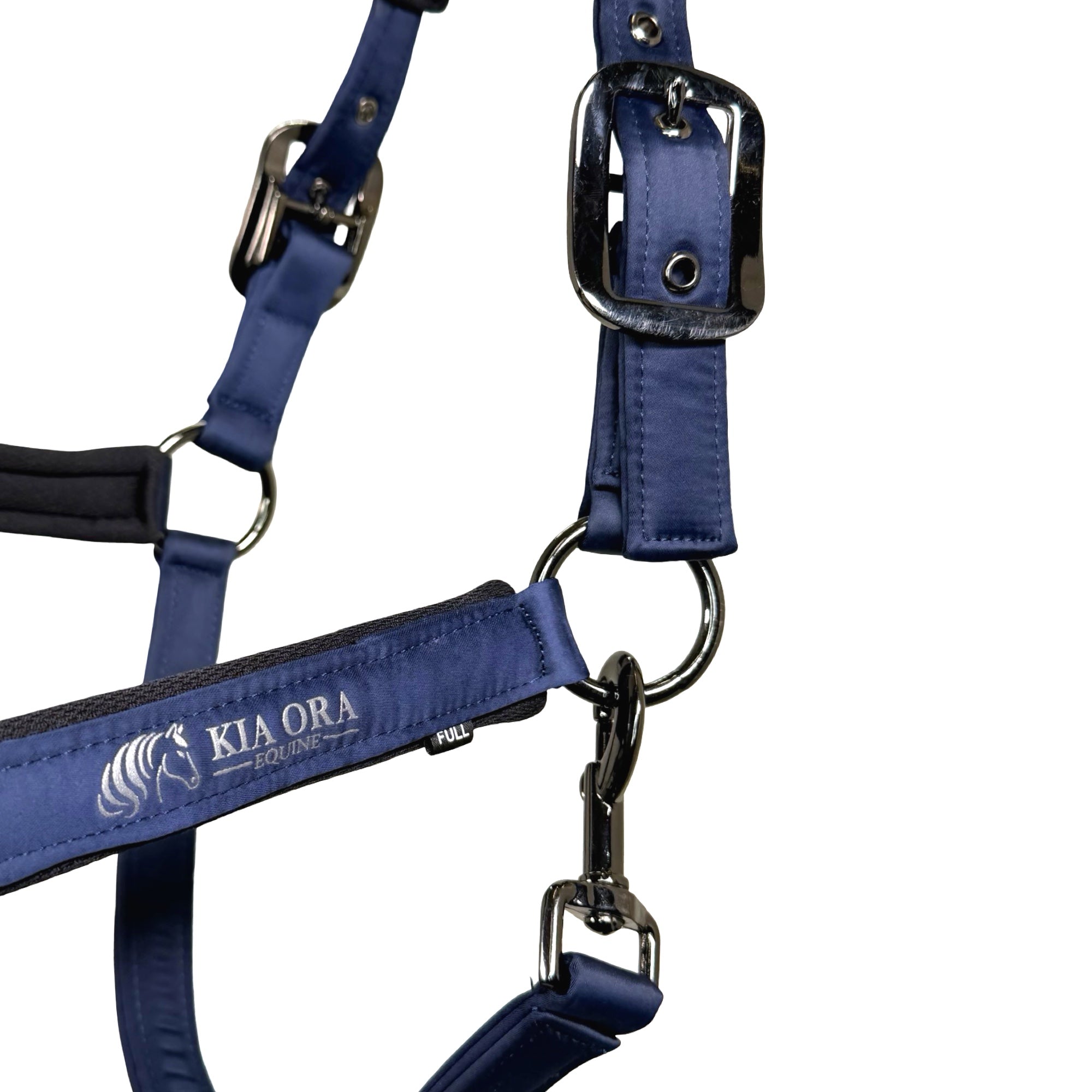 Satin Premium Halfter Marineblau