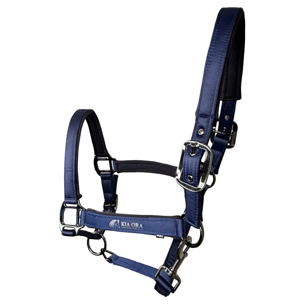 Satin Premium Halfter Marineblau