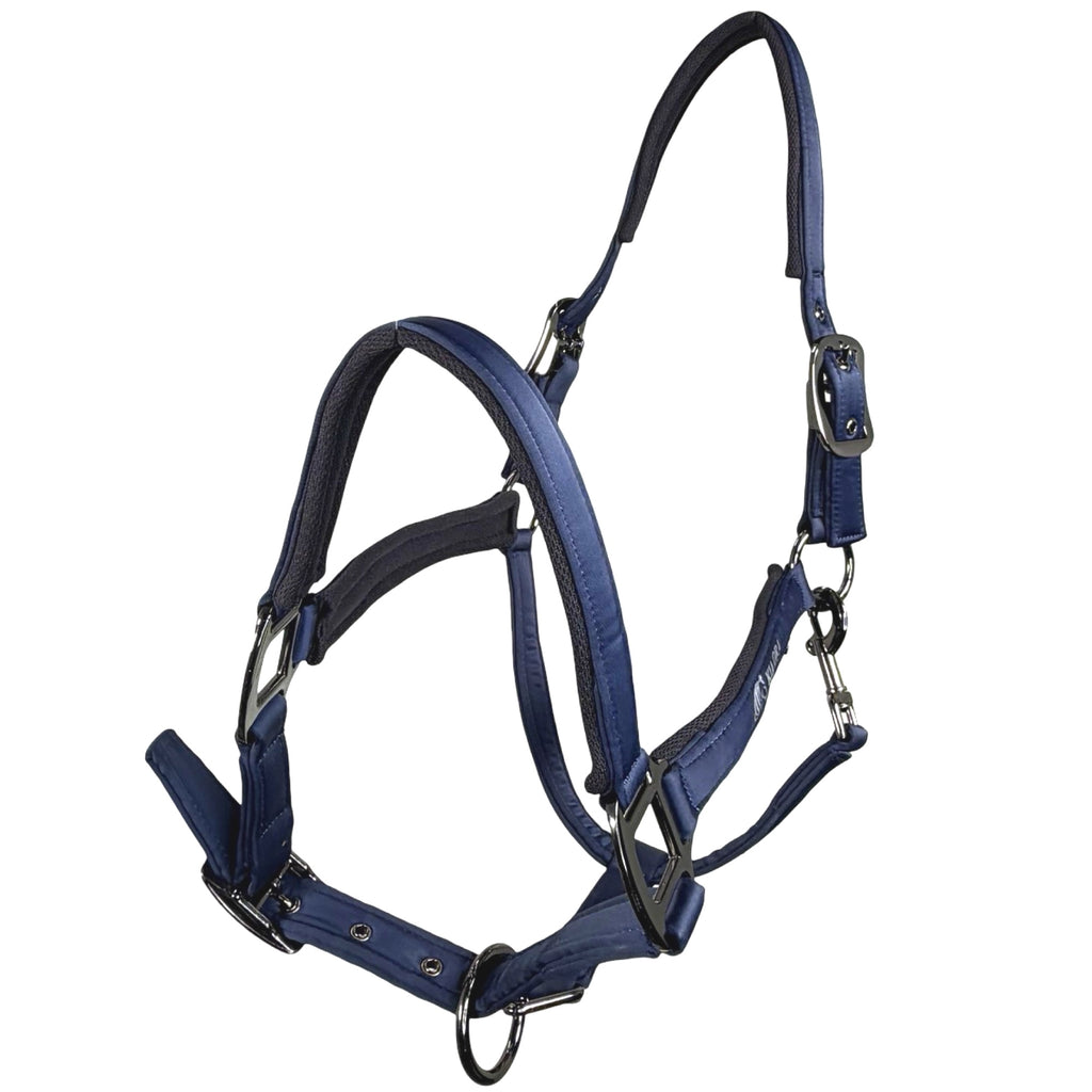 Satin Premium Halfter Marineblau