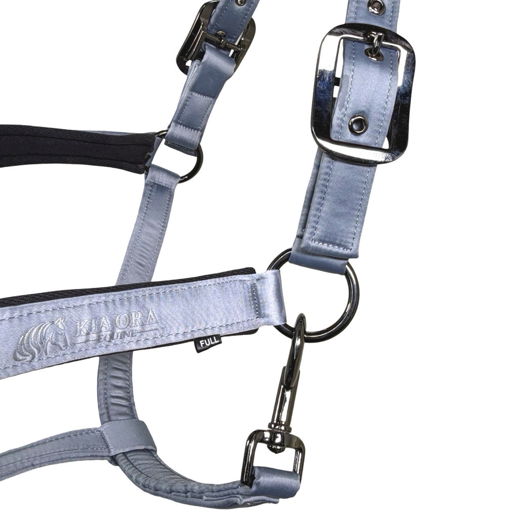 Satin Premium Halfter Grau