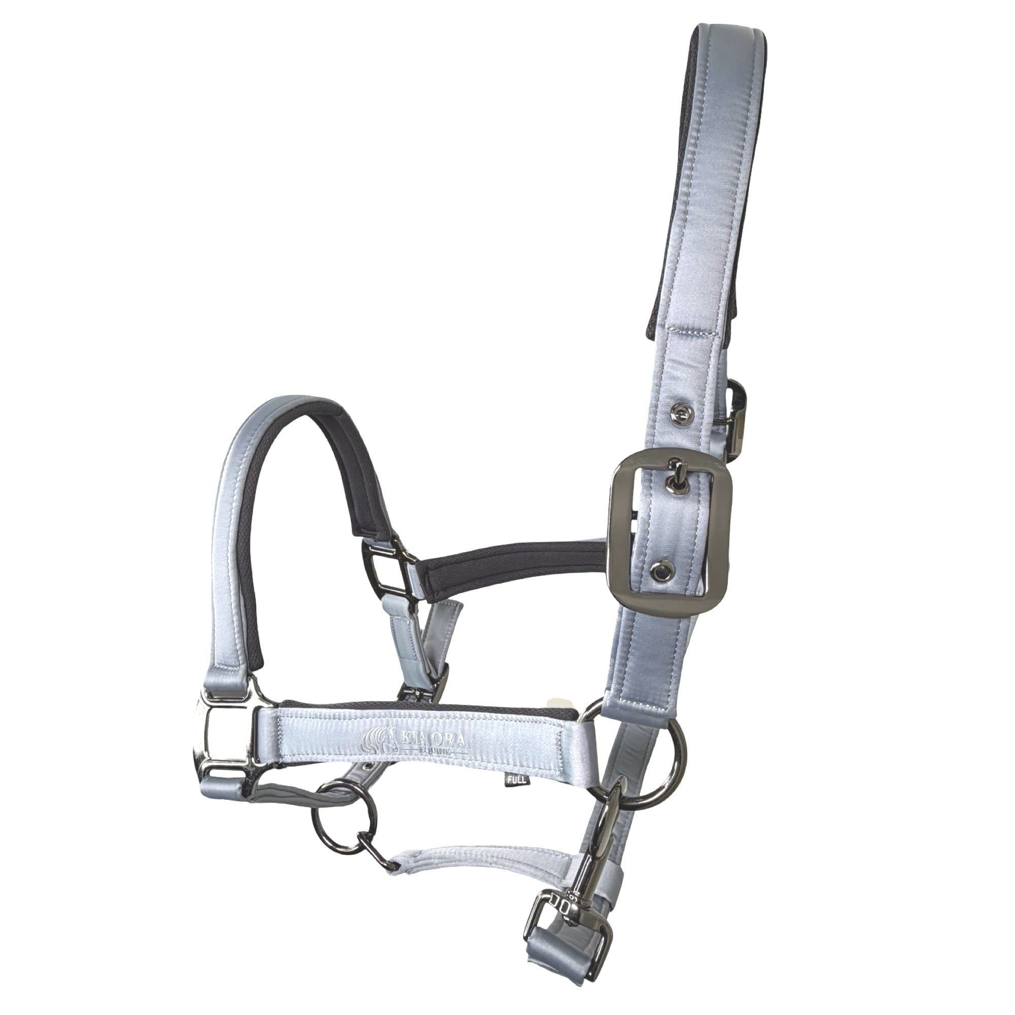 Satin Premium Halfter Grau