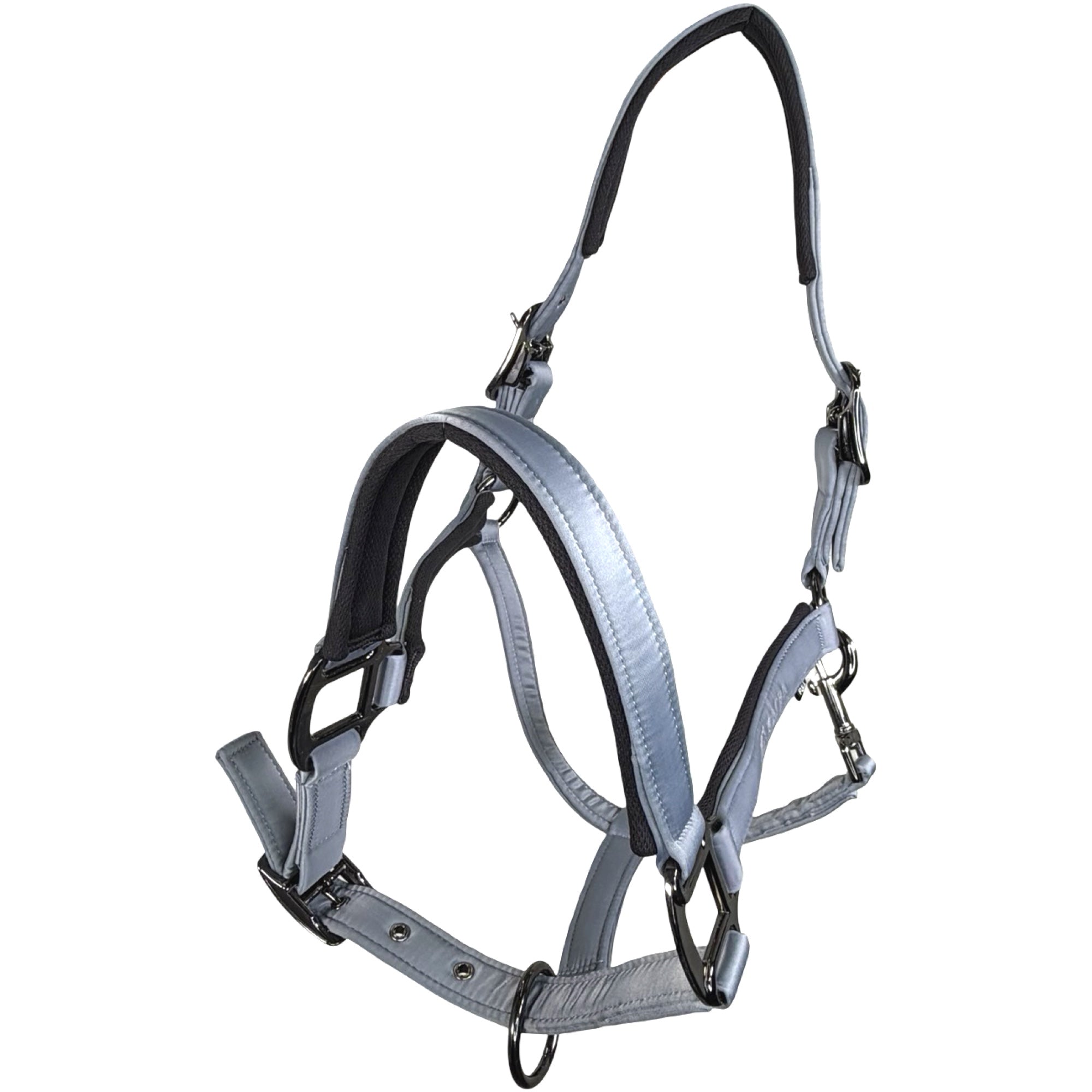 Satin Premium Halfter Grau