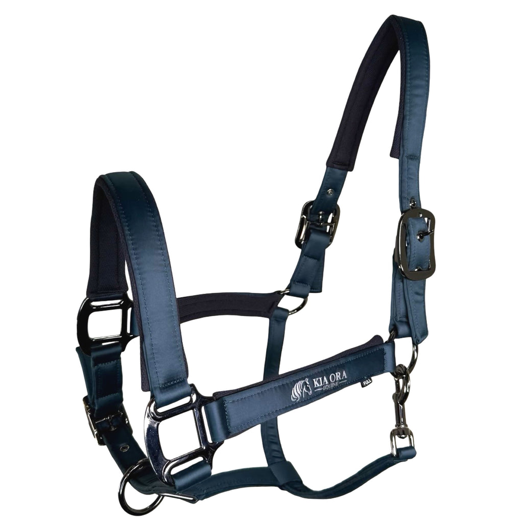Satin Premium Halfter Pferd Jägergrün