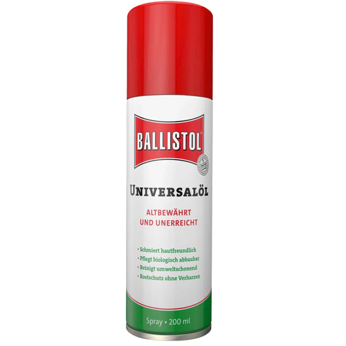 Ballistol Universalöl Spray für Metall, Holz, Leder, Gummi, Kunststoff 200 ml