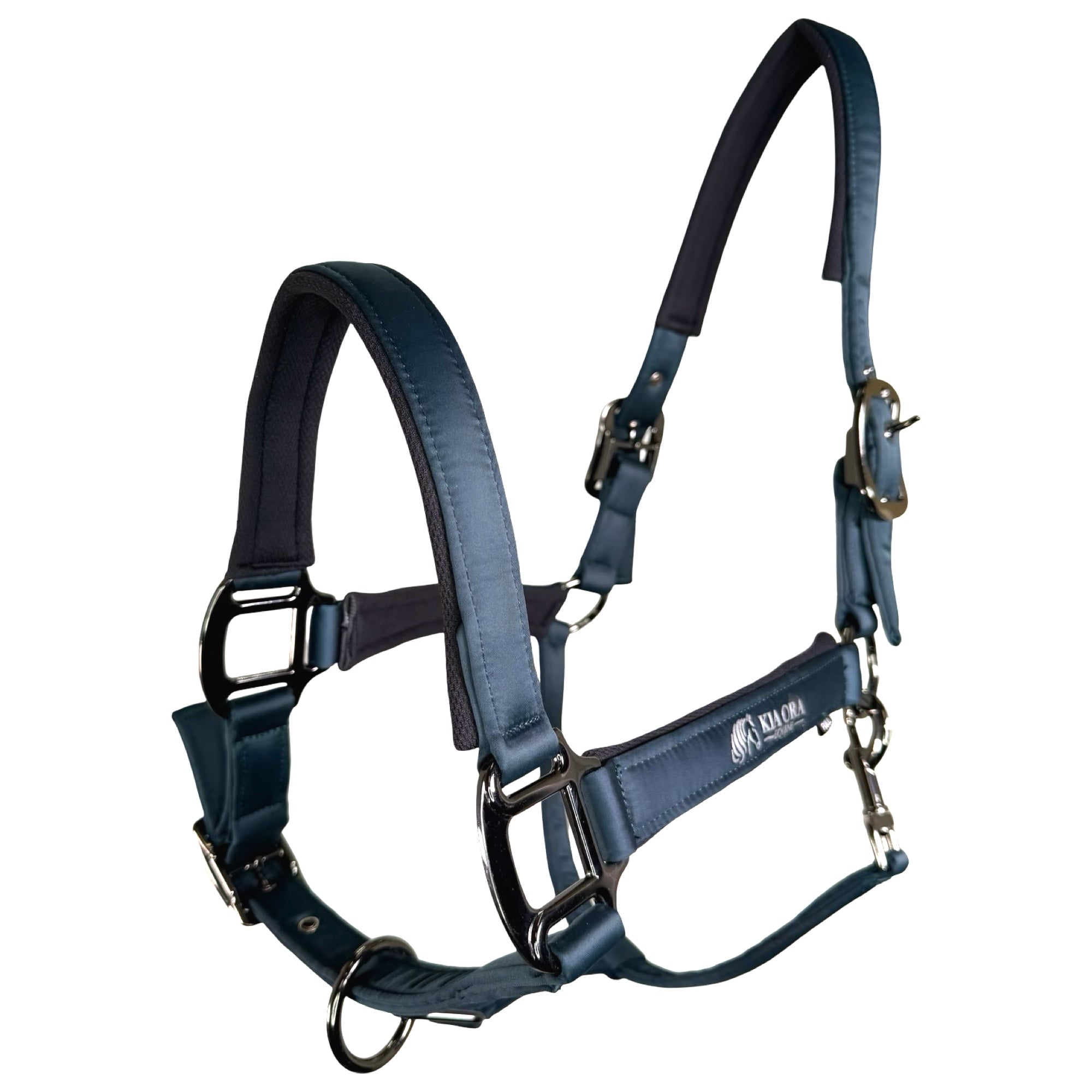Satin Premium Halfter Pferd Jägergrün