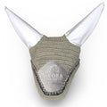 Fliegenhaube mit Glitzersteinen Grau