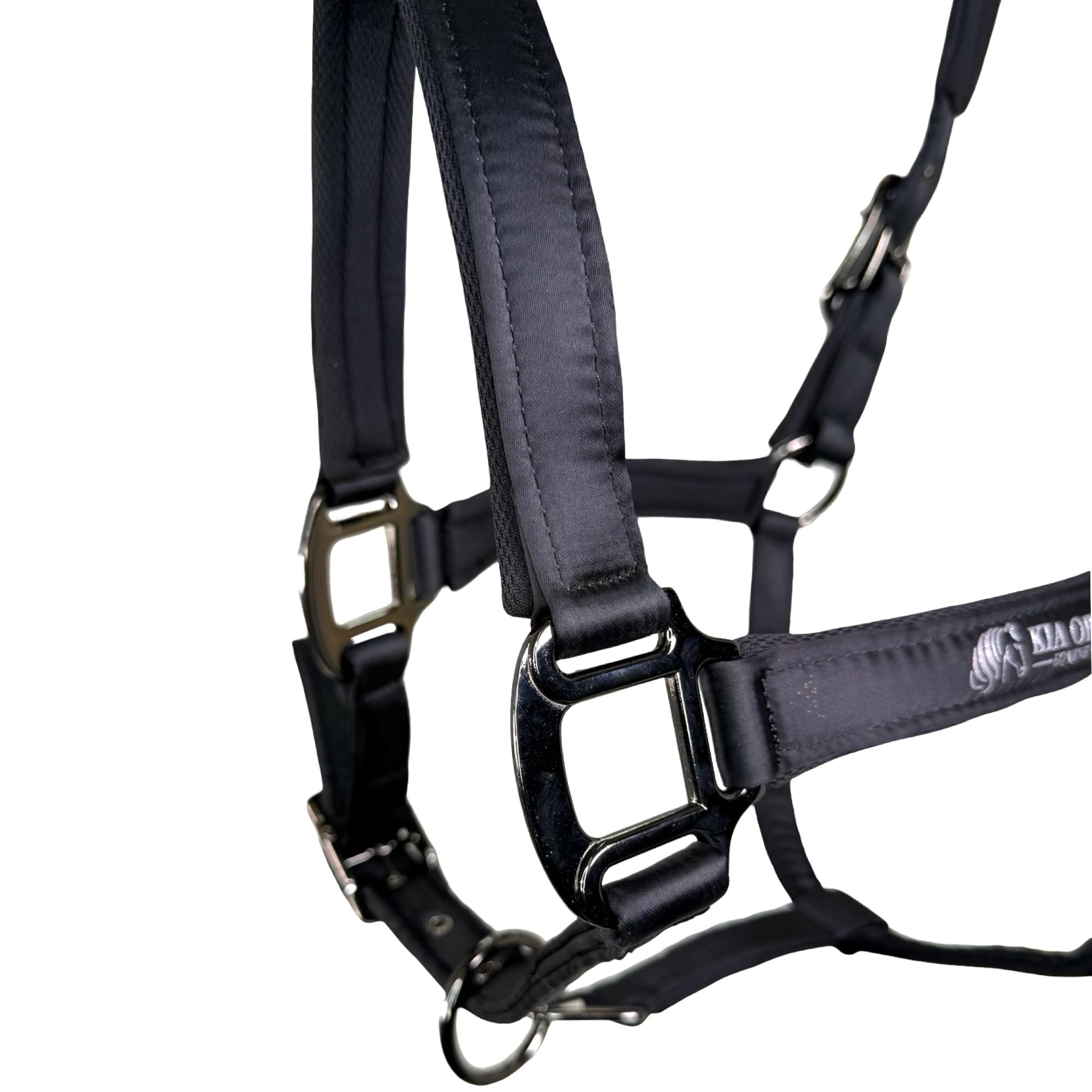 Satin Premium Halfter Pferd Schwarz