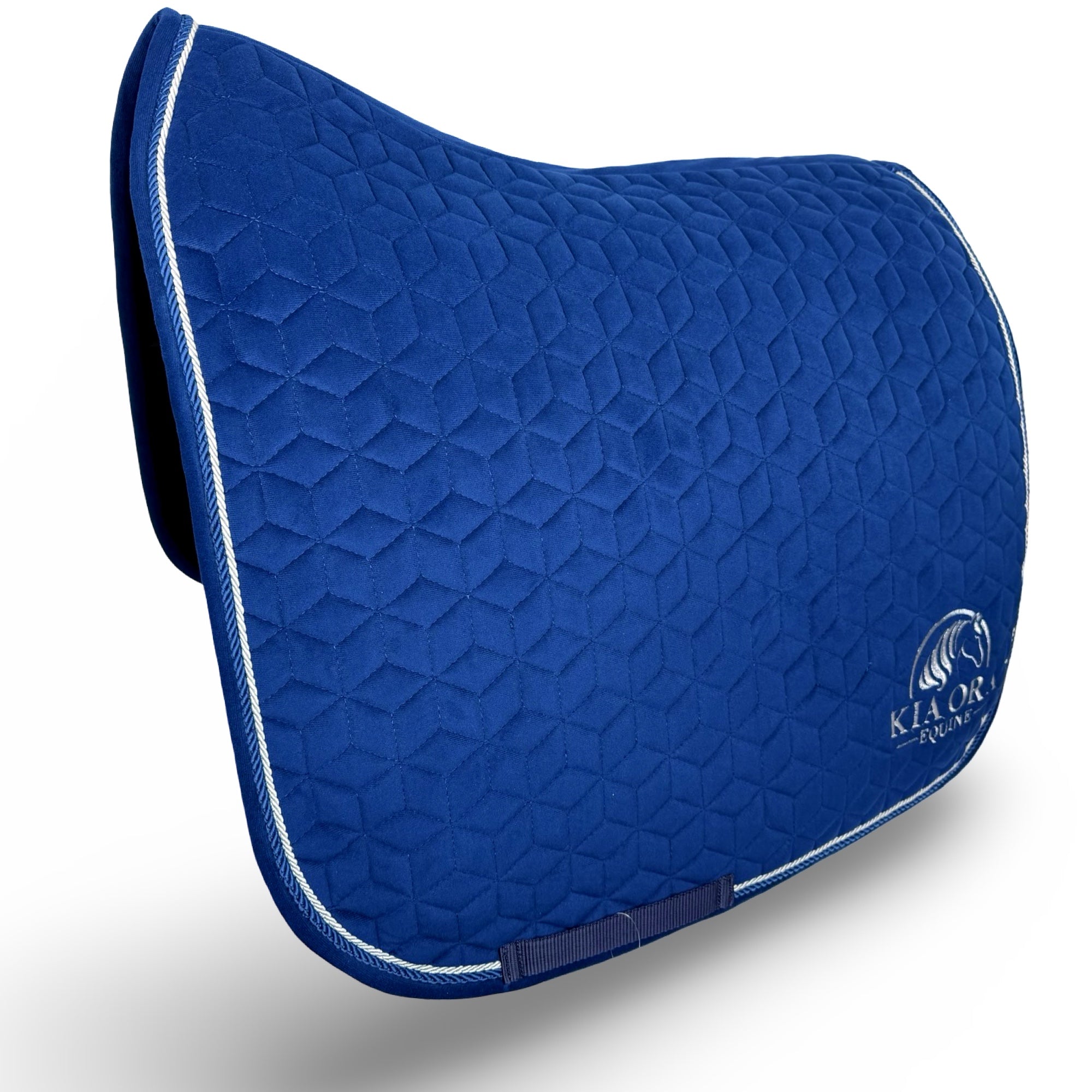 Samt Dressur Schabracke Marineblau