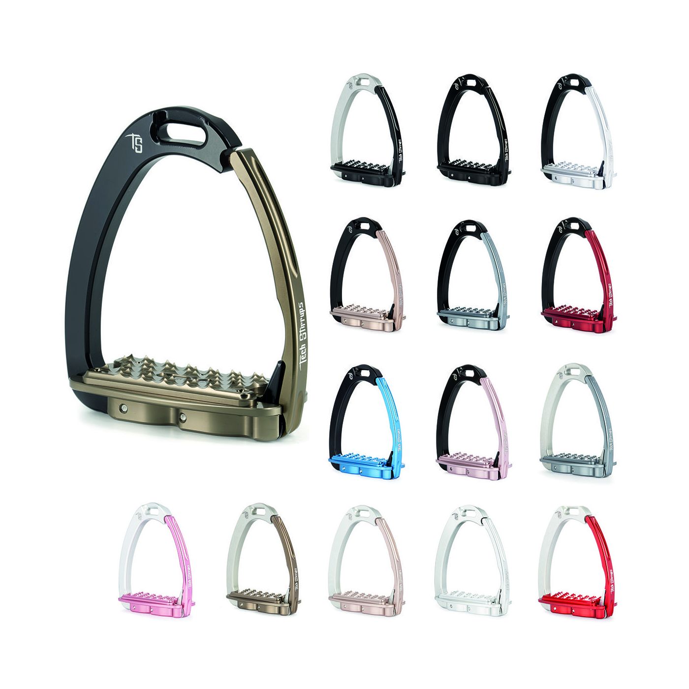 Tech Stirrups Venice Sloped EVO Sichereheitssteigbügel Aluminium